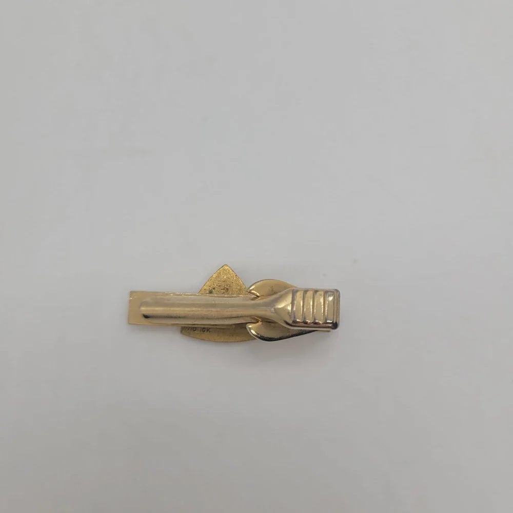 Vintage Ford Marketing Institute 10K Gold Emblem Tie Clip Automotive Memorabilia